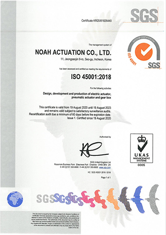 CE Marking Certificate